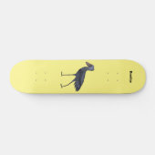 Afbeelding van de cartoon van de vogel skateboard (Horizontaal)