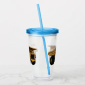 Afbeelding van de cartoon van de vrachtwagen acryl drinkbeker (Links)