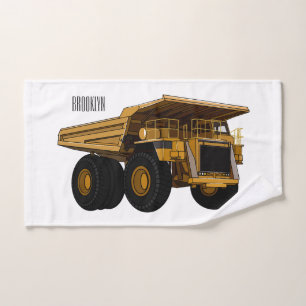Afbeelding van de cartoon van de vrachtwagen bad handdoek