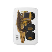 Afbeelding van de cartoon van de vrachtwagen badmat (Voorkant Verticaal)