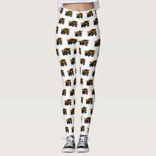 Afbeelding van de cartoon van de vrachtwagen leggings