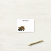 Afbeelding van de cartoon van de vrachtwagen post-it® notes (Op bureau)