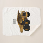 Afbeelding van de cartoon van de vrachtwagen sherpa deken (Voorkant (horizontaal))