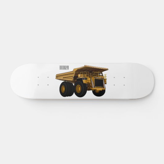 Afbeelding van de cartoon van de vrachtwagen skateboard (Horizontaal)