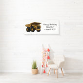 Afbeelding van de cartoon van de vrachtwagen spandoek (Insitu)