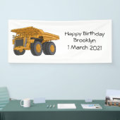 Afbeelding van de cartoon van de vrachtwagen spandoek (Beurs)