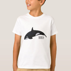 Afbeelding van de cartoon van de vulwalvis t-shirt