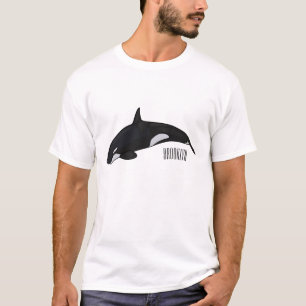 Afbeelding van de cartoon van de vulwalvis t-shirt