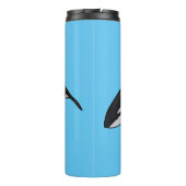 Afbeelding van de cartoon van de vulwalvis thermosbeker (Achterkant)