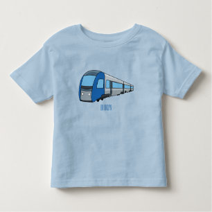 Afbeelding van de cartoon van elektrische treinen kinder shirts