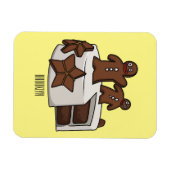 Afbeelding van de cartoon van gebak magneet (Horizontaal)
