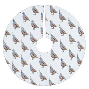 Afbeelding van de cartoon van gebergte kwartelvoge kerstboom rok