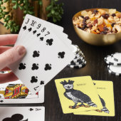 Afbeelding van de cartoon van Harpy Eagle Pokerkaarten (Insitu)