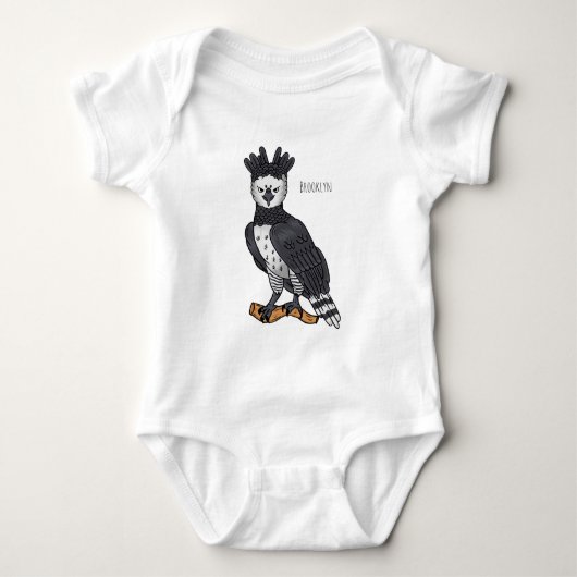 Afbeelding van de cartoon van Harpy Eagle Romper (Voorkant)