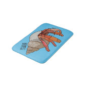 Afbeelding van de cartoon van Hermit crab Badmat (Gekanteld)