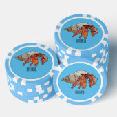Afbeelding van de cartoon van Hermit crab Poker Chips (Opstapeling)