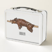 Afbeelding van de cartoon van het varkenroast/van  (Achterkant)