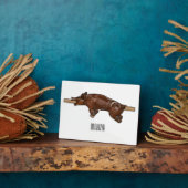 Afbeelding van de cartoon van het varkenroast/van fotoplaat (Zijkant)