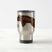 Afbeelding van de cartoon van het varkenroast/van reisbeker (Center)