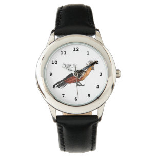 Afbeelding van de cartoon van hoatzin horloge