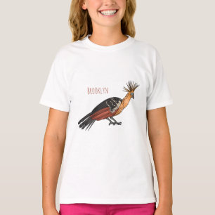 Afbeelding van de cartoon van hoatzin t-shirt