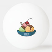 Afbeelding van de cartoon van ijs pingpongballen (Achterkant)