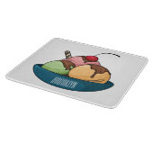 Afbeelding van de cartoon van ijs snijplank (Hoek)