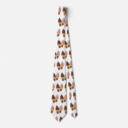 Afbeelding van de cartoon van ijscrème stropdas (Voorkant)