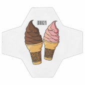 Afbeelding van de cartoon van ijscrème voetbal (Enkel)