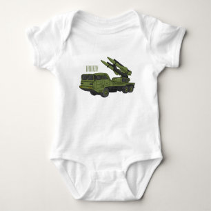 Afbeelding van de cartoon van militaire raketten romper
