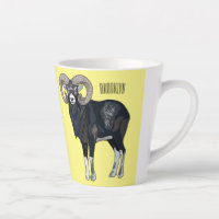 Afbeelding van de cartoon van Mouflon-schapen