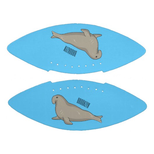 Afbeelding van de cartoon van olifantenzegels american football (Panelen)