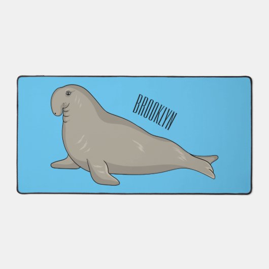 Afbeelding van de cartoon van olifantenzegels bureaumat (Voorkant)