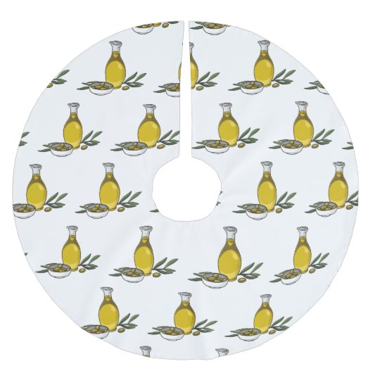 Afbeelding van de cartoon van olijfolie kerstboom rok (Voorkant)