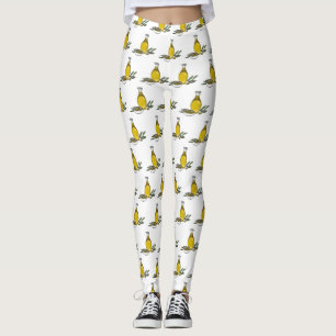 Afbeelding van de cartoon van olijfolie leggings