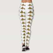 Afbeelding van de cartoon van pleco-vis leggings (Achterkant)
