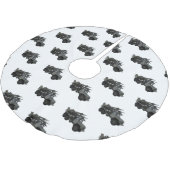 Afbeelding van de cartoon van raketten kerstboom rok (Gekanteld)