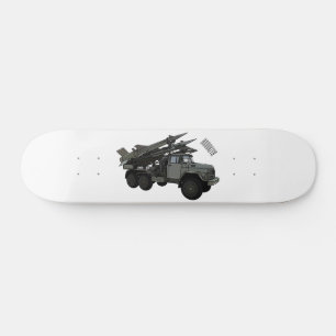 Afbeelding van de cartoon van raketten skateboard