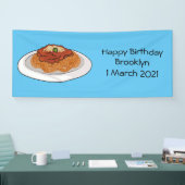 Afbeelding van de cartoon van Spaghetti Spandoek (Beurs)