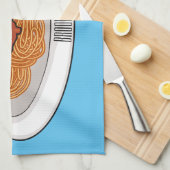 Afbeelding van de cartoon van Spaghetti Theedoek (Quarter Fold)