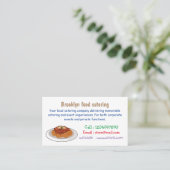 Afbeelding van de cartoon van Spaghetti Visitekaartje (Staand voorkant)