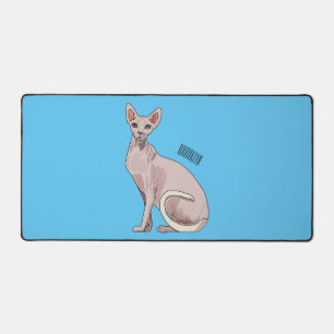 Afbeelding van de cartoon van sphynx-katten bureaumat
