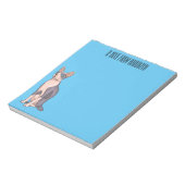 Afbeelding van de cartoon van sphynx-katten notitieblok (Gedraaid)