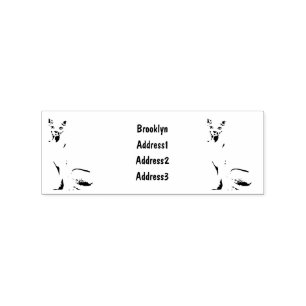 Afbeelding van de cartoon van sphynx-katten rubberstempel