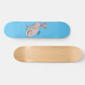 Afbeelding van de cartoon van sphynx-katten skateboard (Horizontaal)