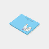 Afbeelding van de cartoon van trekduiven post-it® notes (Schuin)