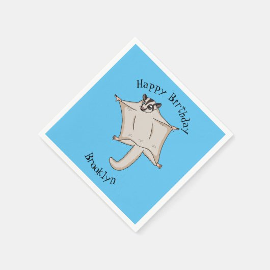 Afbeelding van de cartoon van vliegende vliegende servet (Hoek)