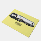 Afbeelding van de cartoon voor tankerbrandstof deurmat (Schuin)