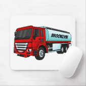 Afbeelding van de cartoon voor tankerbrandstof muismat (Met muis)