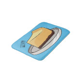 Afbeelding van de Cheesecake-cartoon Badmat (Gekanteld)